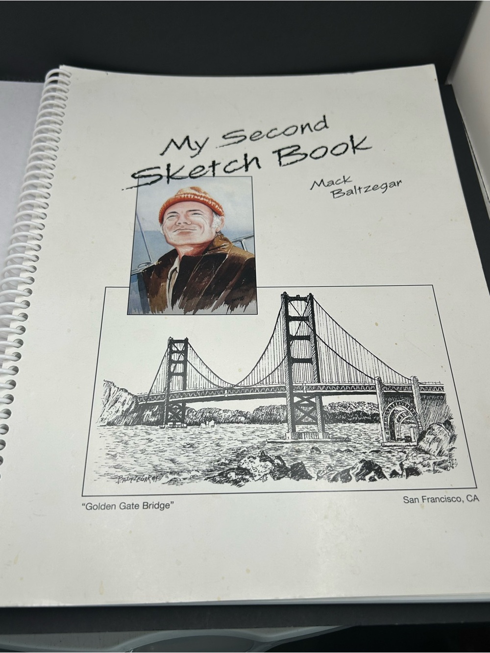 My Second Sketch Book Spiral-Bound with sketch pictures  by Mack Baltzegar